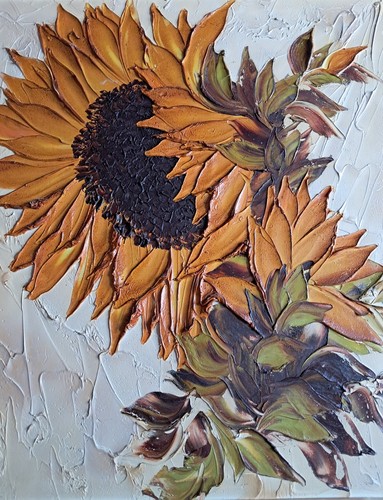 Beautiful sunflower painting - beautiful,