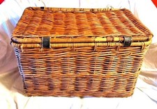 Vintage Wicker Laundry Basket