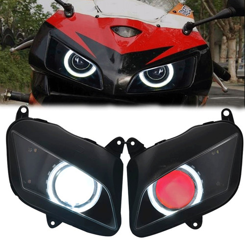 Headlight white angel eyes - eyes, red