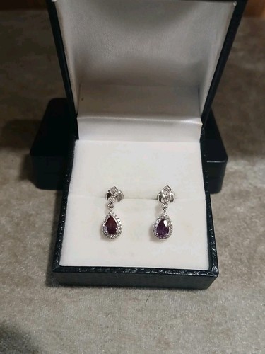 Lab grown alexandrite drop - lab,