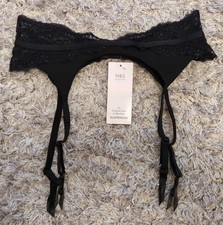 M&S Black Louisa Lace