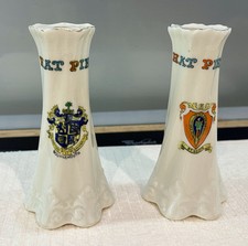 VINTAGE/ANTIQUE CERAMIC HAT PIN  HOLDERS          