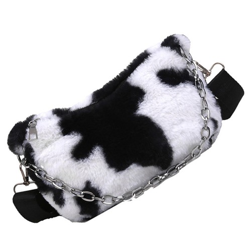 Fashion plush crossbody bag - crossbody,