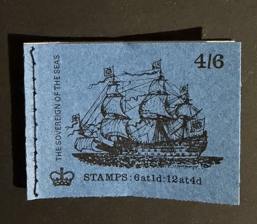 Stitched booklet 6d - gb, the