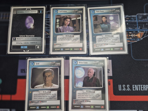Star trek ccg rares - ccg,