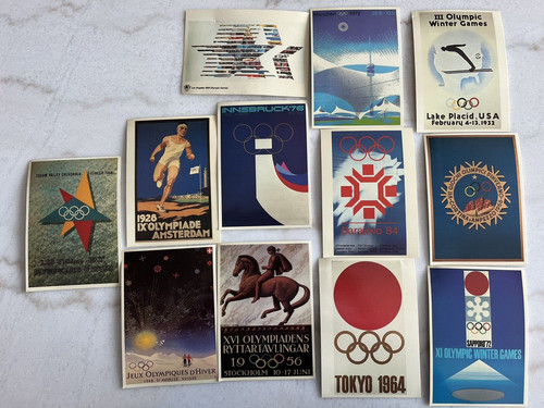 Olympic postcards issued - 12,