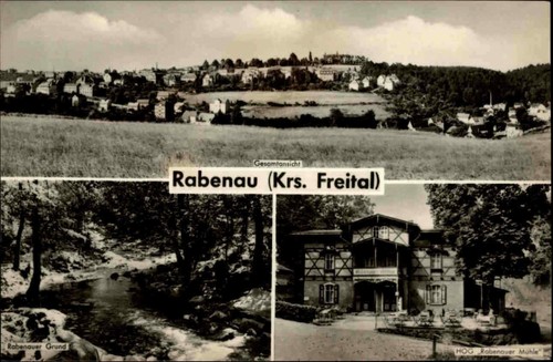 Rabenau krs freital gdr - rabenau, krs.
