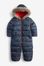 NEXT Snowsuit 4-5yr NEW Fleece Lined STAR Shower Resist PUDDLESUIT NEW WITH TAGS