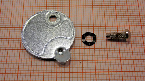 Round cover for lock - for, housing