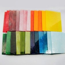 1PC 10x10cm Colorful Glass