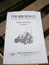 TYM OPERATORS MANUAL FOR MID MOWER TMB60RH