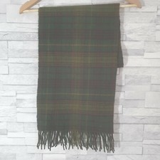 Scarf Green Red Plaid Jenners By Johnstons Length 58 Inch