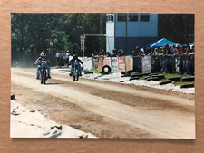 Vintage COLOR PHOTO Motorcycle