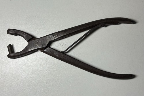 Vintage leather workers punch - workers,