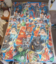 DC Justice League Duvet Set Superman, Batman, Green Lantern, Flash, Wonder Woman