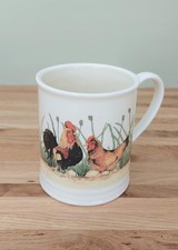 Vintage Leonardo Lifestyle Chicken Cockerel Mug Hen Birds