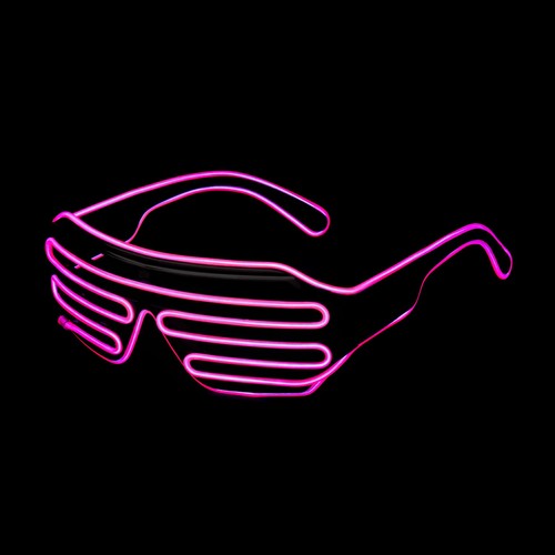 Pink wire led - led, up