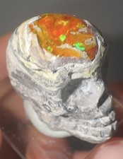 Mexican Fire Opal Carved into