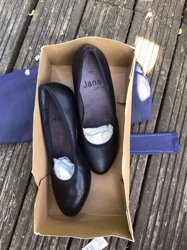 Jana ladies black soft leather - soft,