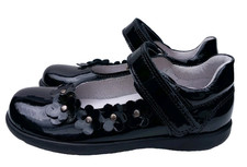 Bo-Bell Girl's Black Patent Leather School Shoes, Size 8 UK