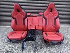 BMW 1 SERIES F40 M SPORT HEATED RED LEATHER INTERIOR COMPLETE