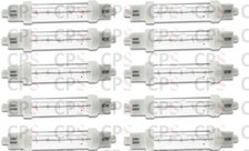 10x Jacketed 200W 300W 500W Push Fit Gantry Heat Lamp 118MM R7S Lamps FOOD SAFE