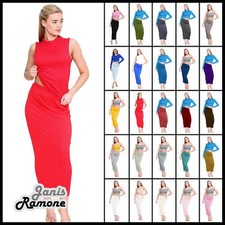 Womens Midaxi Skirt Plain