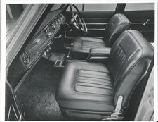 FORD CORSAIR 2000 E 1967 INTERIOR PUBLICITY B/W PHOTOGRAPH