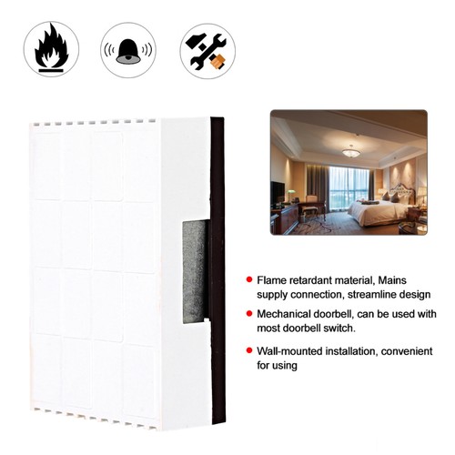 Mechanical wired doorbell ding - mechanical,