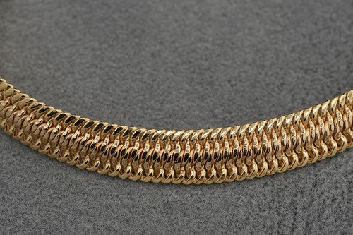 Solid 9ct gold mesh - solid,