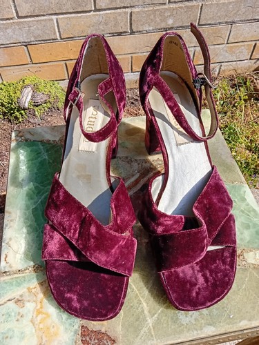 Crushed velvet look evening - look,