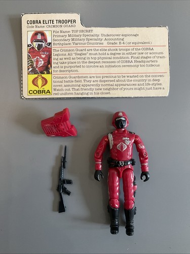 Joe action force crimson - action,