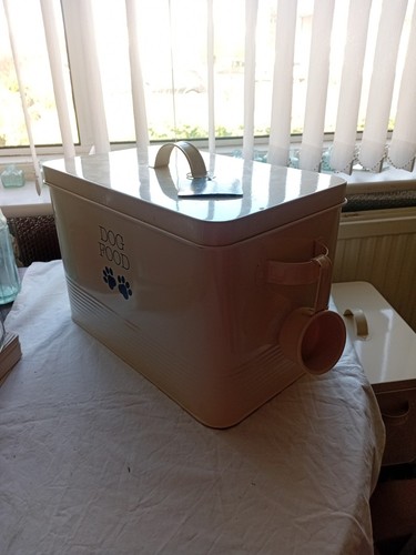 Modern enamel metal dog food - enamel,