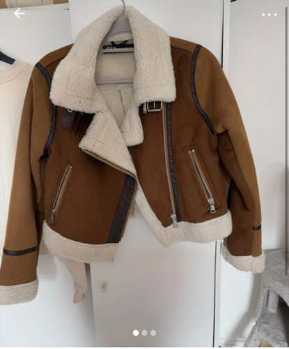 Zara brown faux - zara,