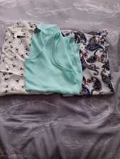Three Ladies Tops Two Size 12