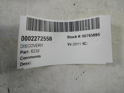 Bj32 19g255 ecu discovery - bj32-19g255-ca,