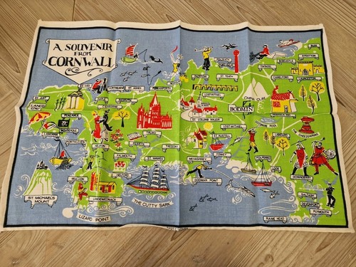 Vintage souvenir map - souvenir,