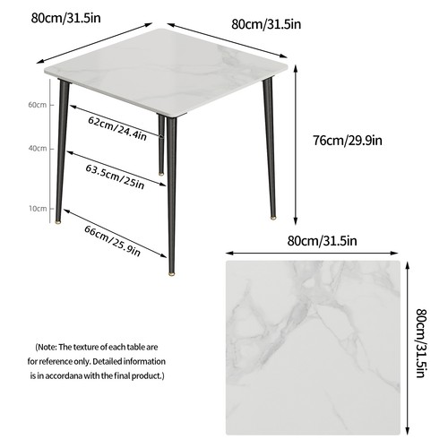 High gloss marble dining - high,