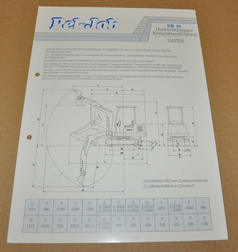 Pel job excavator - eb, 10
