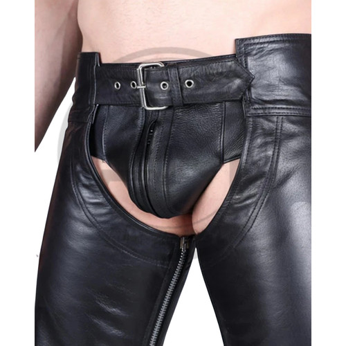Leather short chaps - leather,