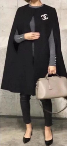Bnwt zara black cape - zara,
