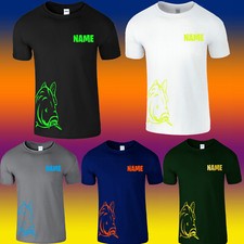 Personalised Carp Fishing Mens Tshirt Color Funny Gift Tee Kids Top FisherMen
