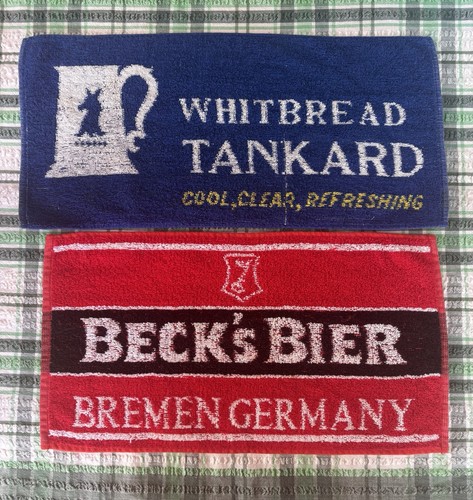 Vintage beer towels whitbread - vintage,