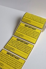 Periodic Inspection Test Label