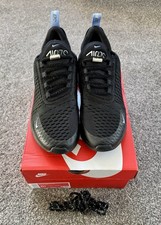 Boys Black / Royal Pulse Nike Air Max 270 GS Size UK 6 Great Condition