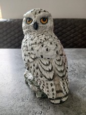 J Mack Snowy Owl Figurine