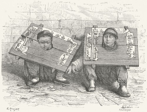 Japan pillory before - pillory, in