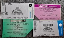 4 X Alice Cooper Gig Tickets