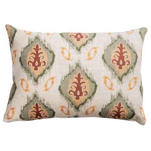 Saffron motif linen - saffron,