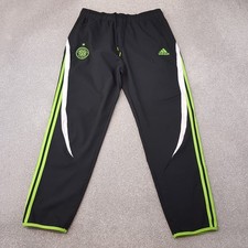 Adidas Celtic Mens Tracksuit Bottoms Large Black Football Training Pants 2021/22